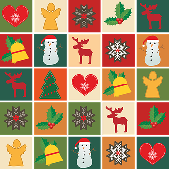 Christmas Icons Collage