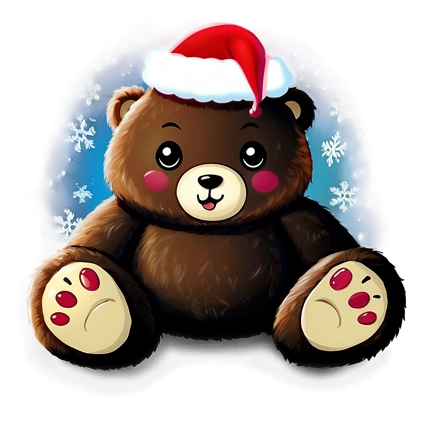 Christmas Kawaii Bear Png 06292024