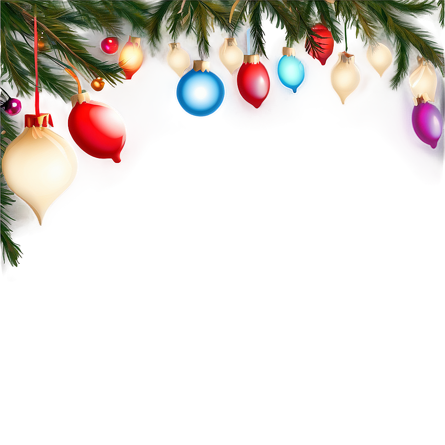 Christmas Lights Border PNG djo PNG image with a transparent background, free high-resolution download