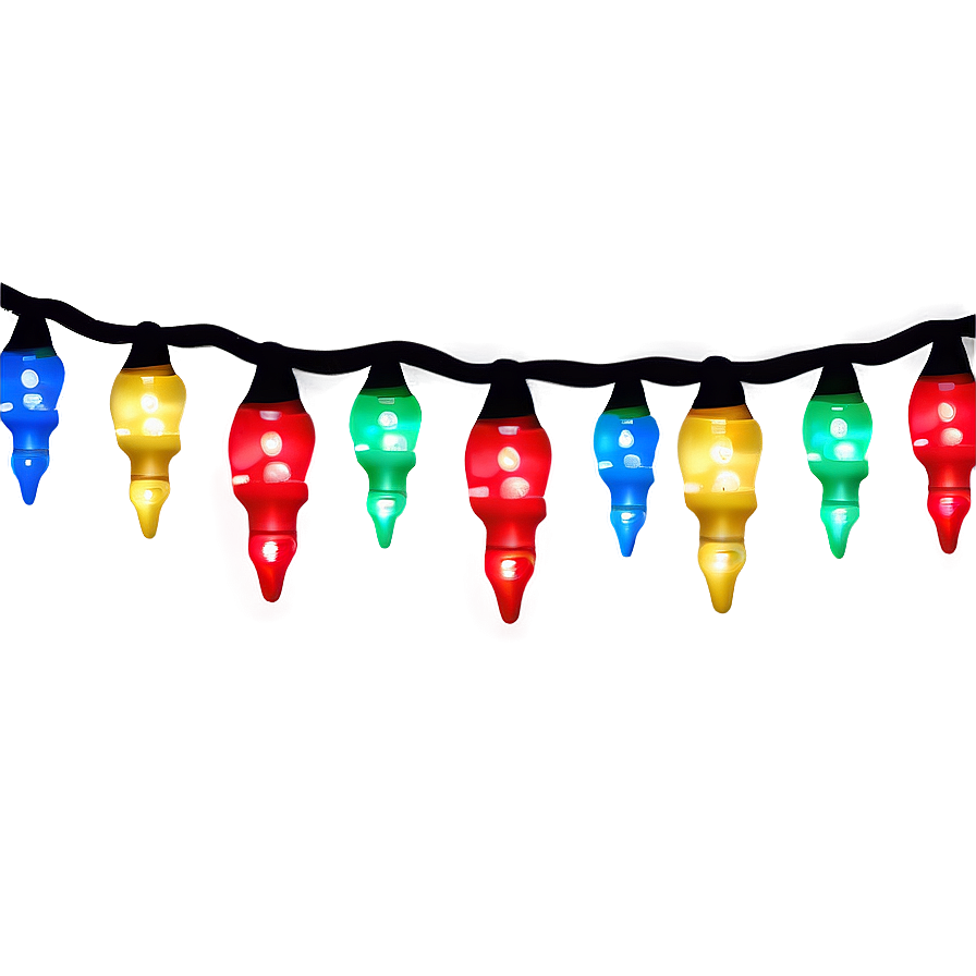Christmas Lights Border PNG vqf PNG image with a transparent background, free high-resolution download