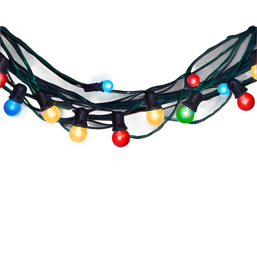 Christmas Lights String Png 05032024