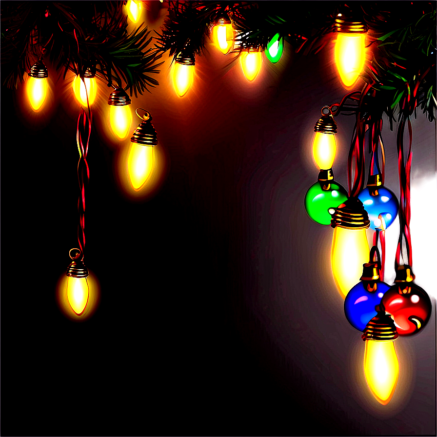 Christmas Lights Wallpaper PNG ccx PNG with transparent background