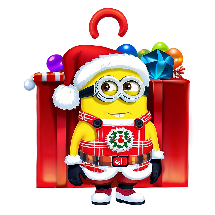 Christmas Minion Png 37