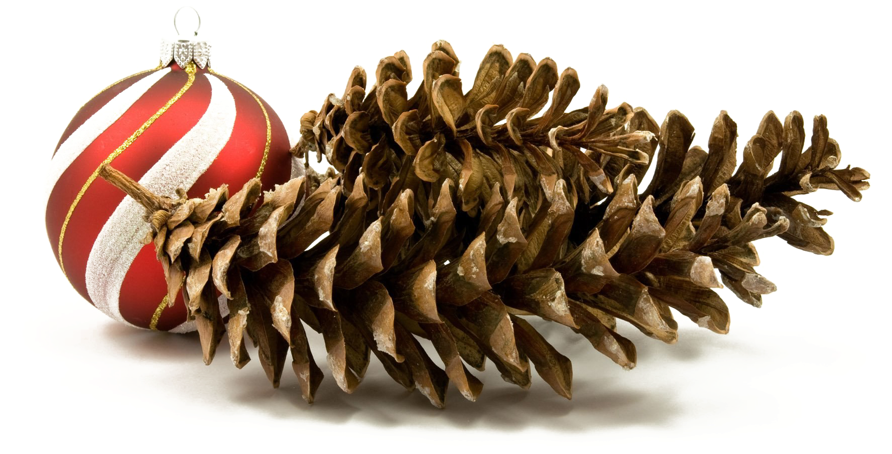 Christmas Ornamentand Pinecones