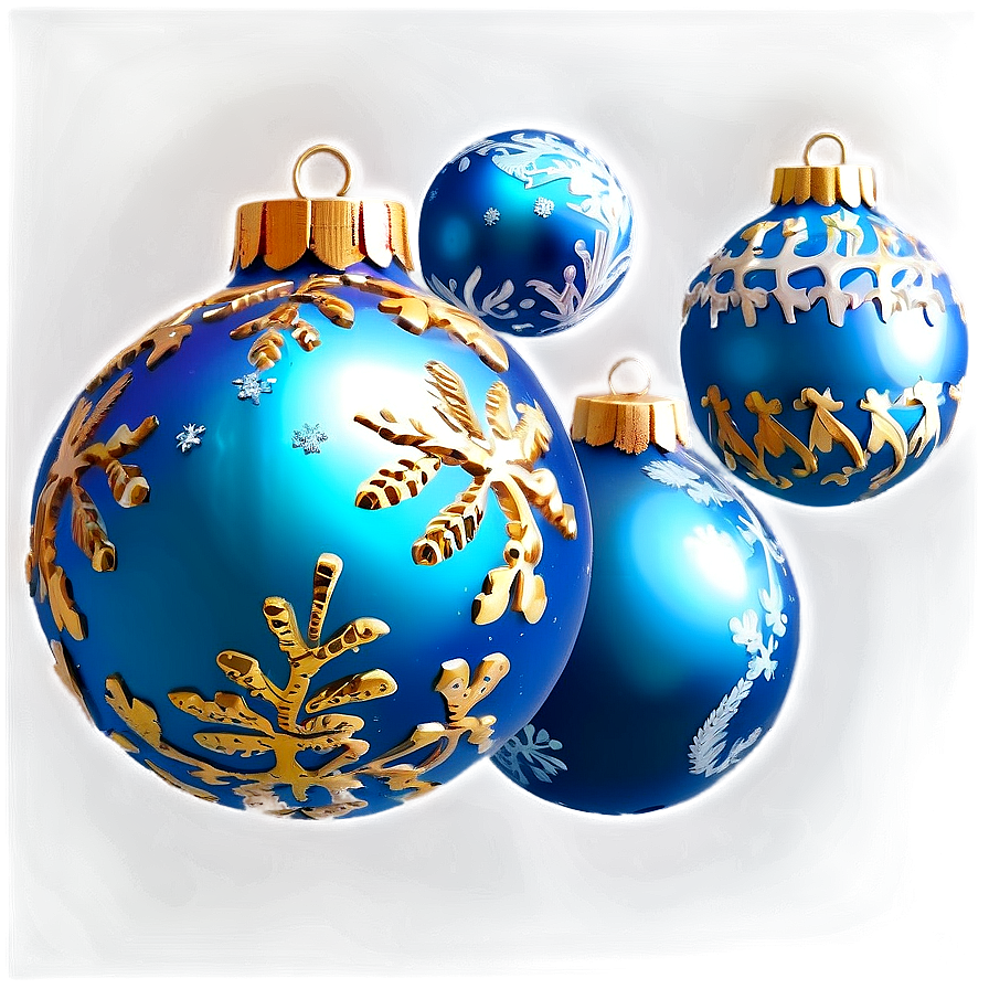 Christmas Ornaments Set Png 59