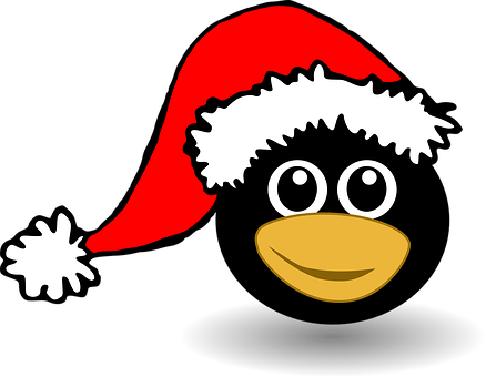 Christmas Penguin Cartoon