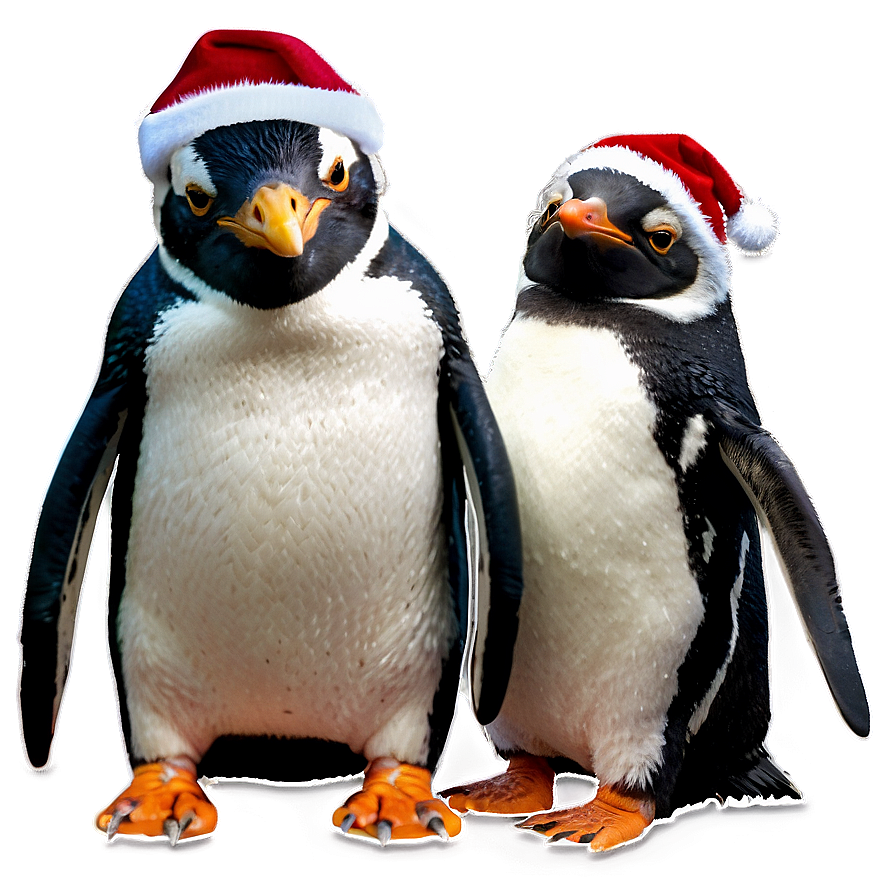 Christmas Penguins Png Mfb