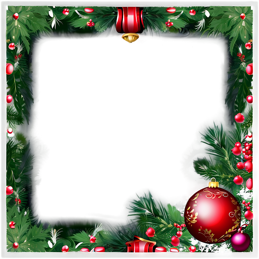 Christmas Photo Frame Png 31