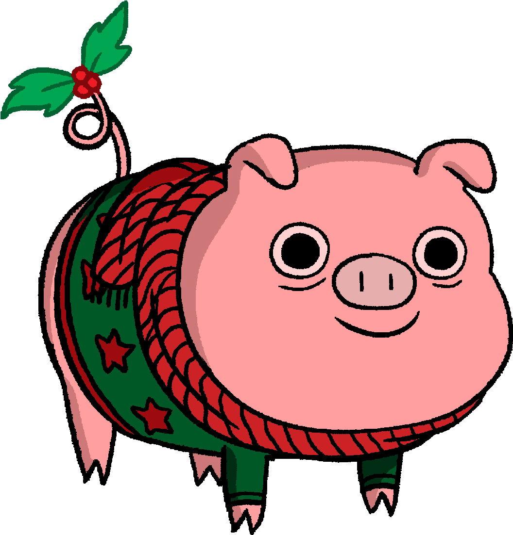 Ham Transparent Cartoon Christmas - Adventure Time Christmas Png, Png Download PNG image with a transparent background, free high-resolution download