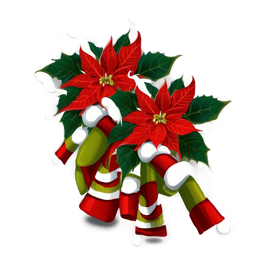 Christmas Poinsettia Flower Png Prr