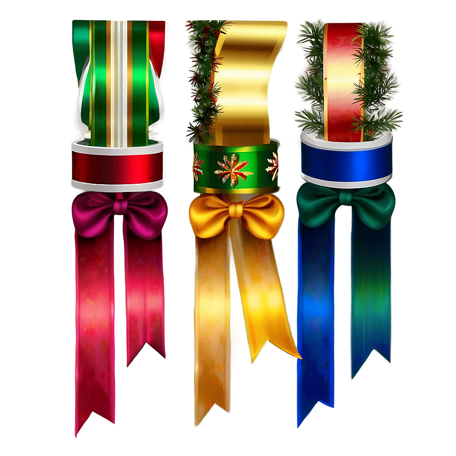 Christmas Ribbon PNG 75 PNG with transparent background