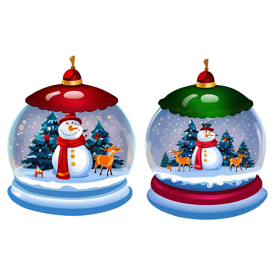 Christmas Snow Globe Wonderland Png 06252024