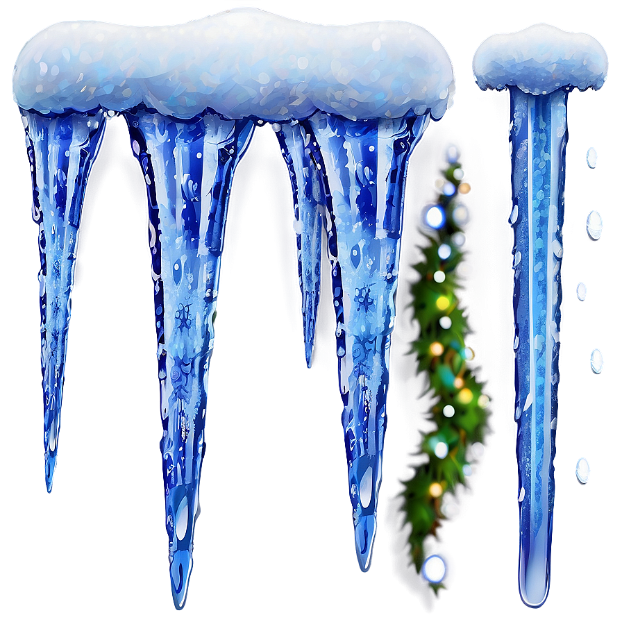 Christmas Snow Icicles Png Lir83