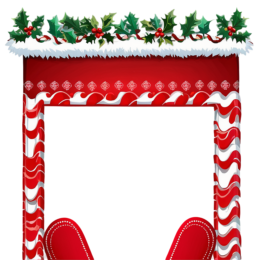 Christmas Stocking Border Png Xvc58