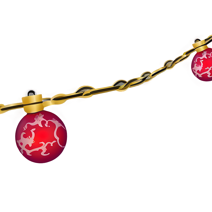 Christmas String Lights Png 6