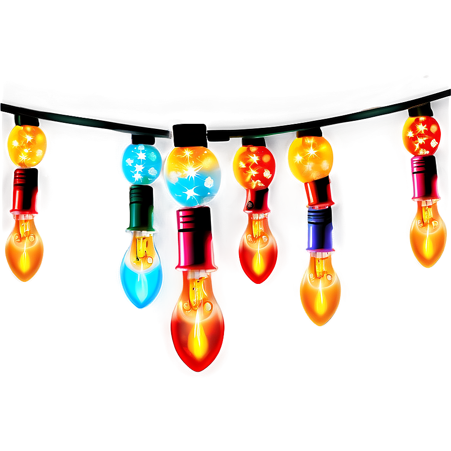 Christmas String Lights Png Pwy