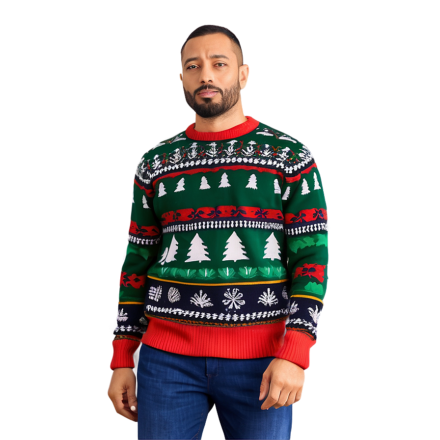 Christmas Sweater Silhouette Png 8