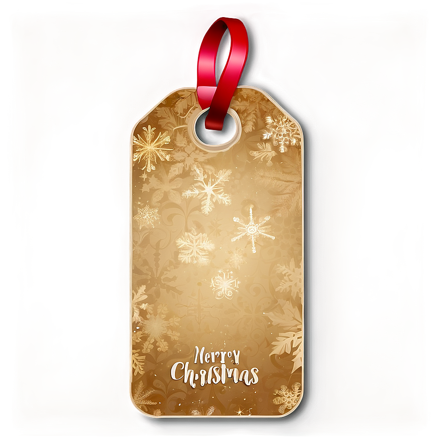 Christmas Tag Design Png 06282024