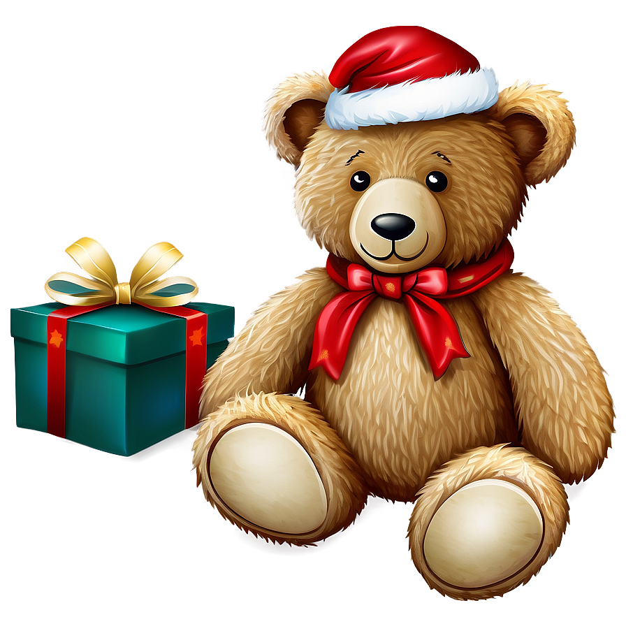 Christmas Teddy Bear Clipart Png Qjv79