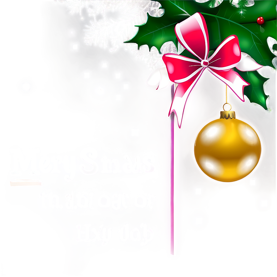 Christmas Theme Corner PNG 1 PNG with transparent background