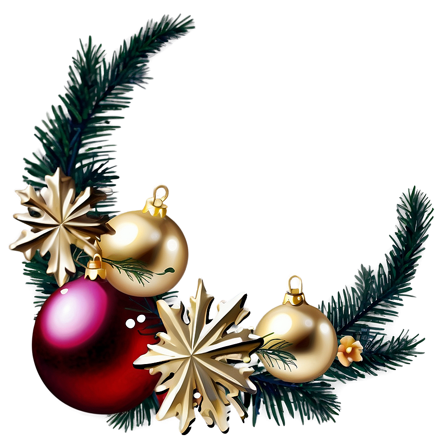 Christmas Themed Border Png Jcl56