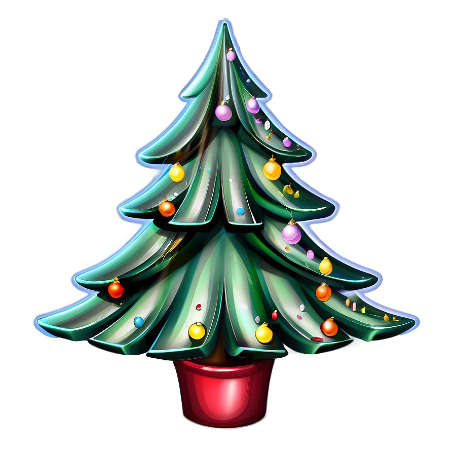 Christmas Tree Art Png Nmm67