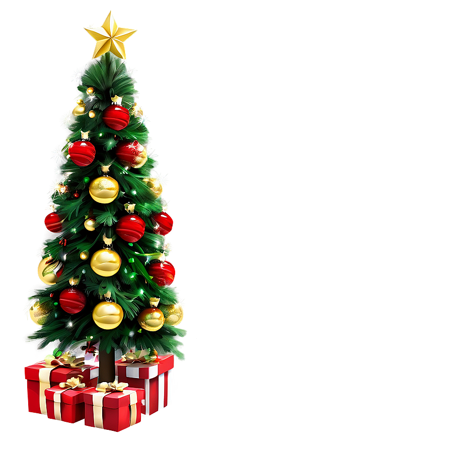christmas tree b PNG with transparent background