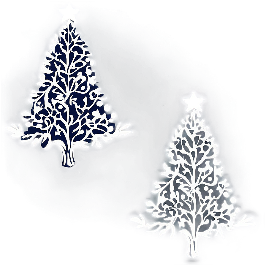 christmas tree d PNG with transparent background