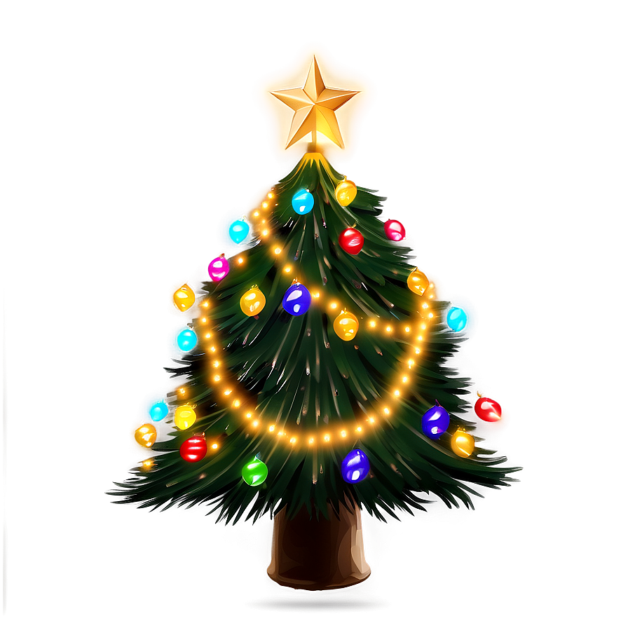 Christmas Tree Lights PNG 05032024 PNG with transparent background