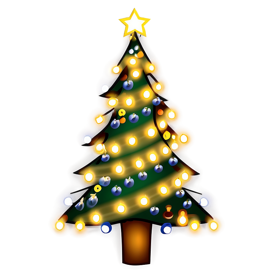 Christmas Tree Lights PNG lxl2 PNG with transparent background