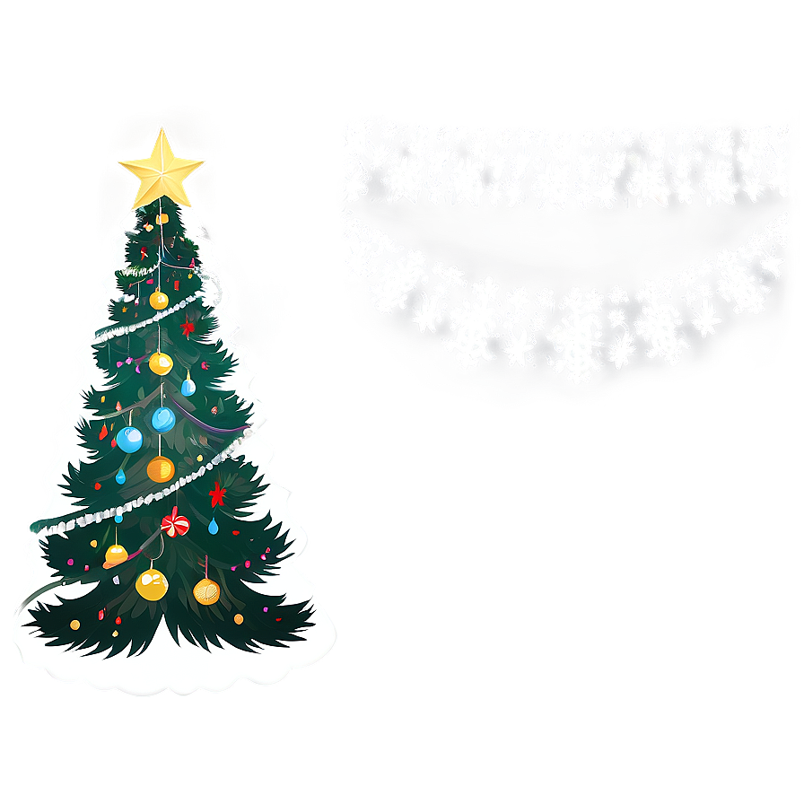 Christmas Tree Transparent Art Png Fva8