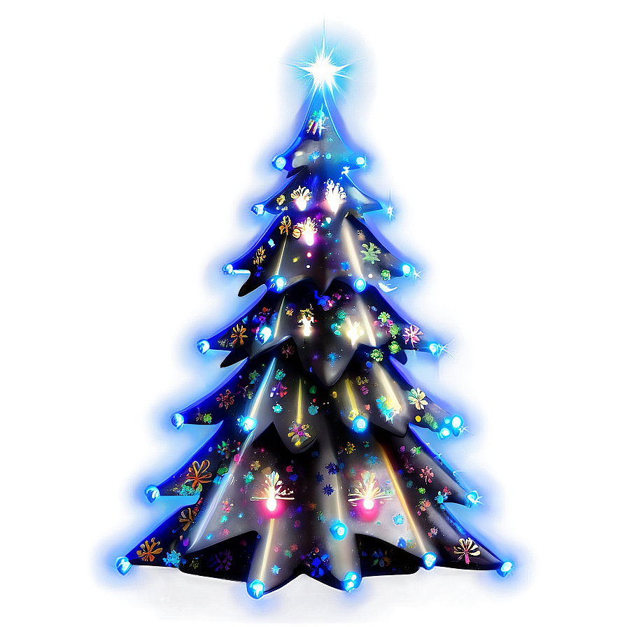 Christmas Tree Transparent Glow Png 90