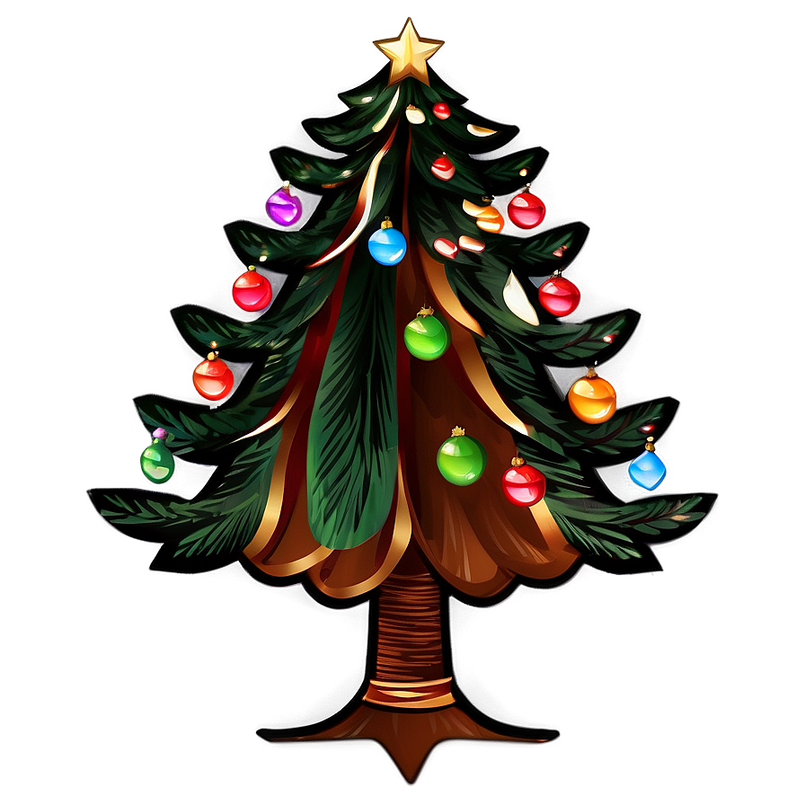 Christmas Tree Transparent Illustration Png 80