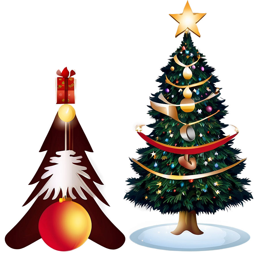 Christmas Tree Transparent Illustration Png Ebv81