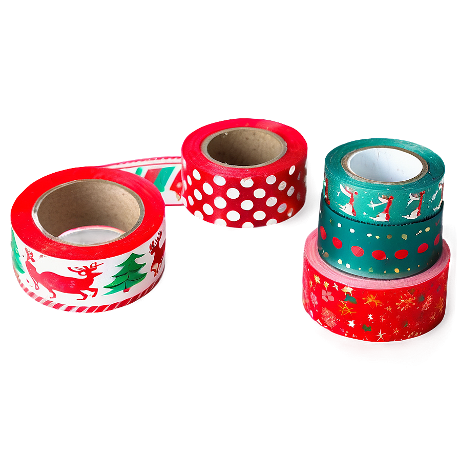 Christmas Washi Tape Png Tha83