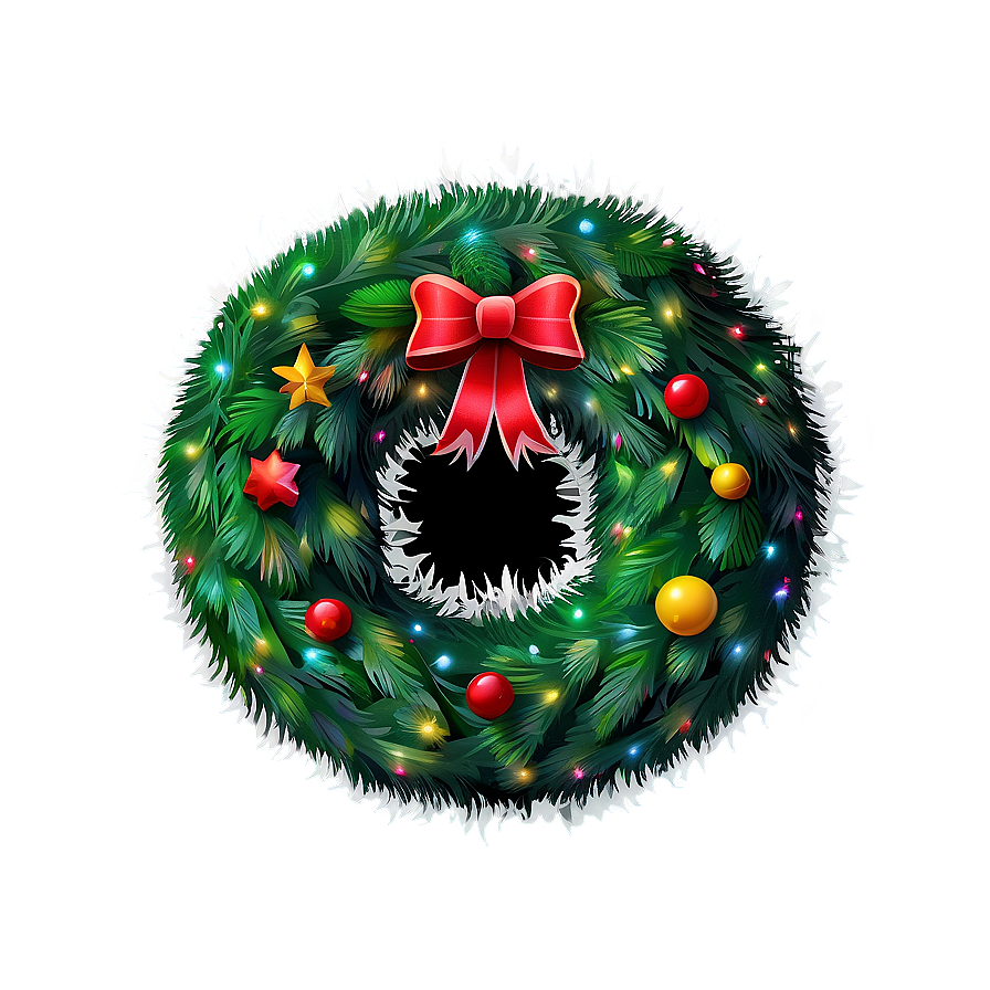 Christmas Wreath Decoration PNG 05242024 PNG with transparent background