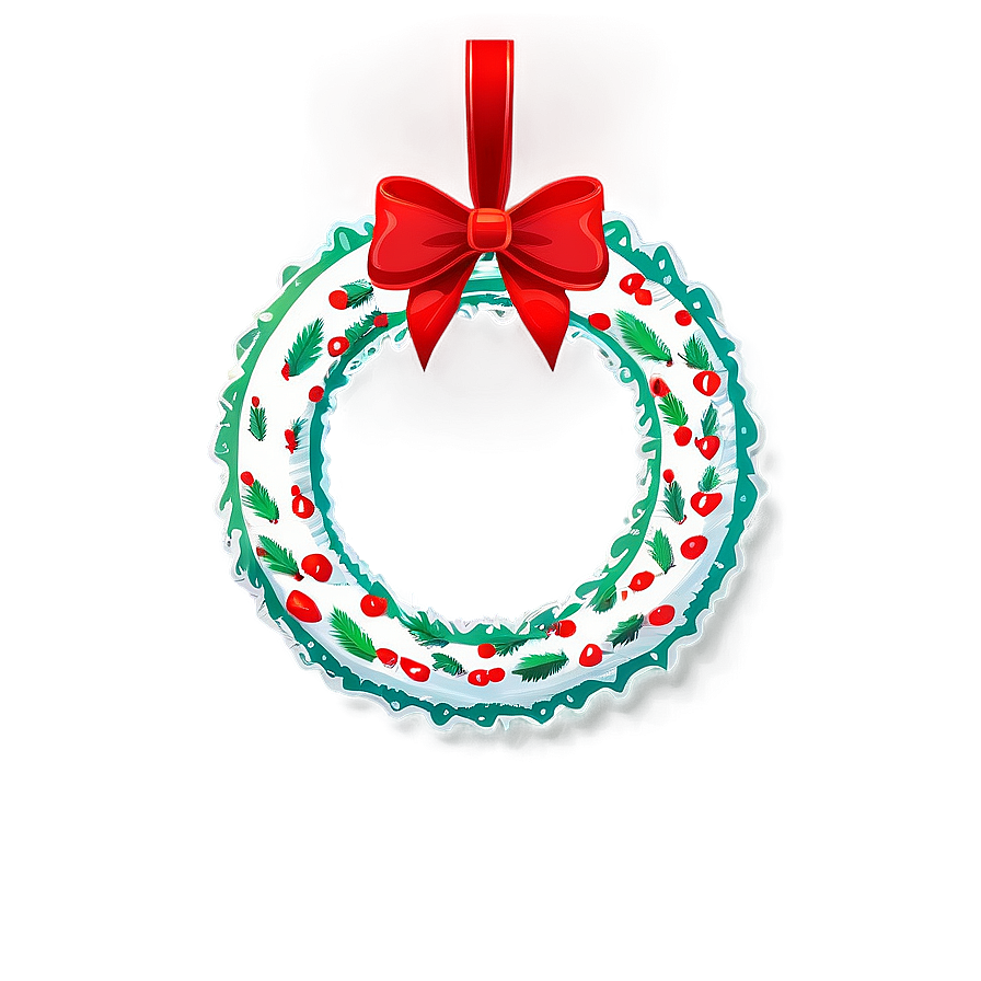 Christmas Wreath Ornaments Png 29