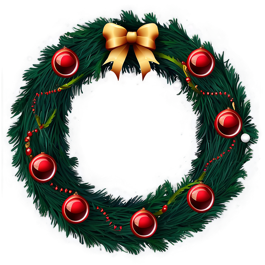 Christmas Wreath PNG xta83 PNG image with a transparent background, free high-resolution download