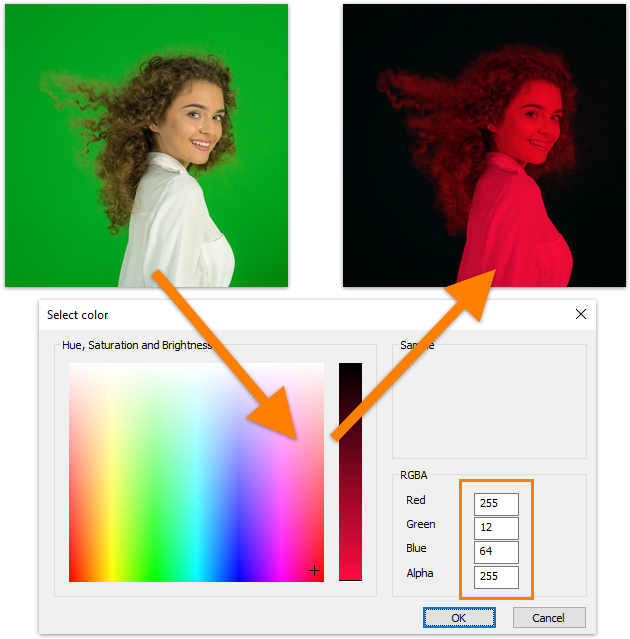 Chroma Key Color Selection Process