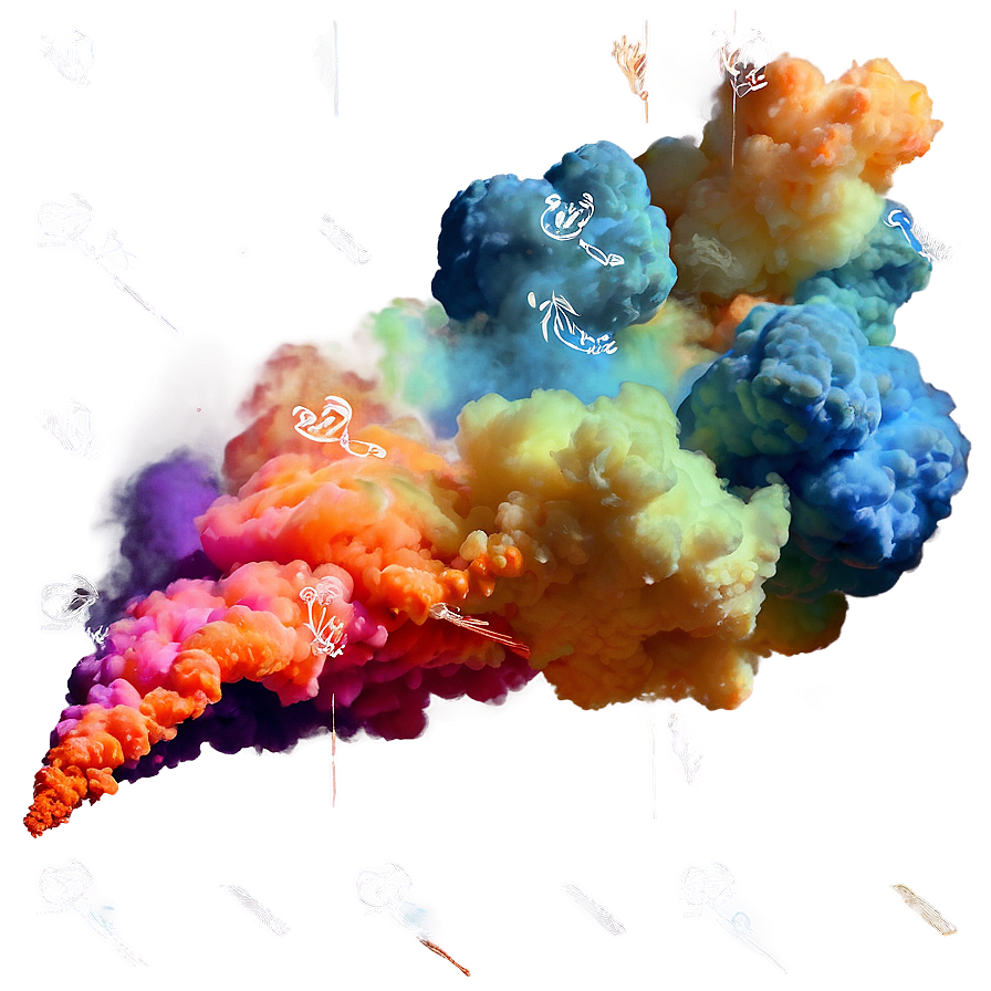 Chromatic Smoke Explosion Png 06252024