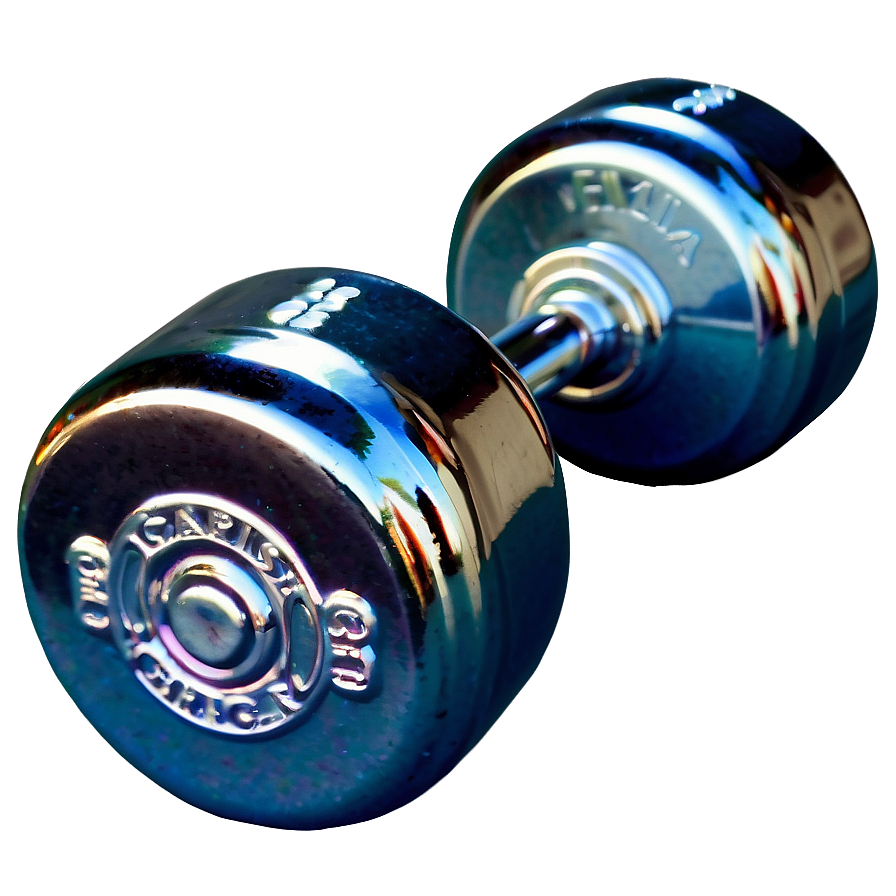 Chrome Finish Dumbbell Png Cex49