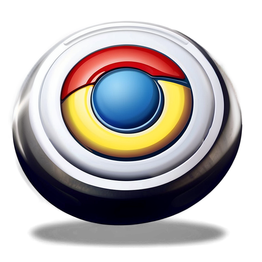 Chrome Logo White PNG 06112024 PNG with transparent background