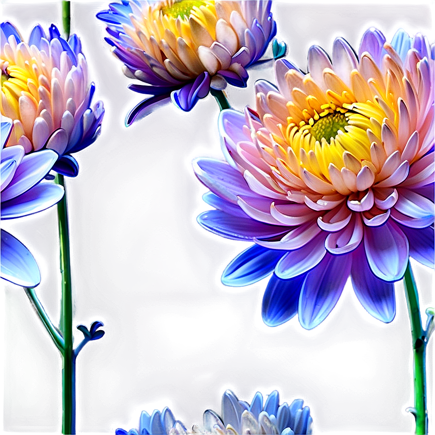 Chrysanthemum Under Moonlight Png 73