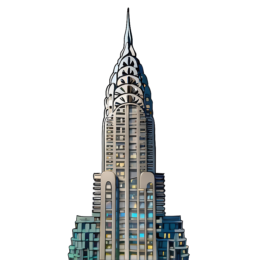 Chrysler Building Artistic Impression Png Vow52