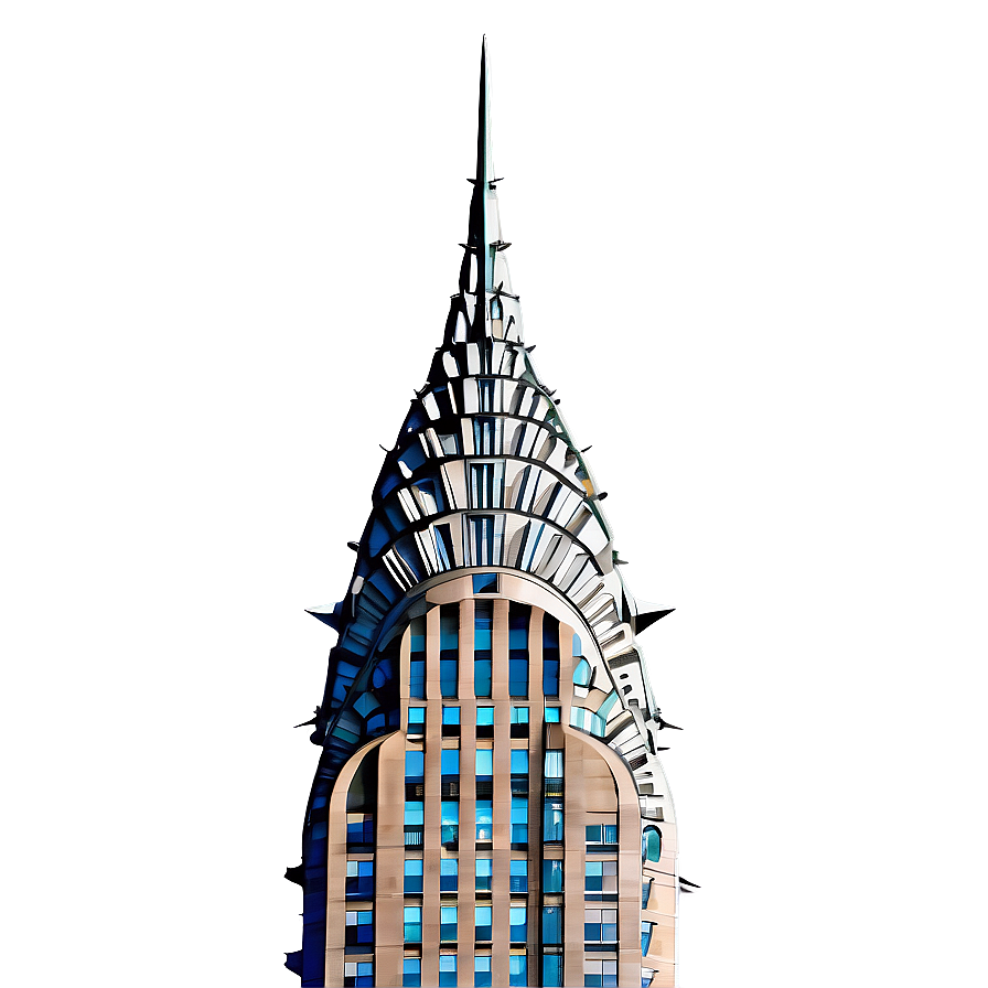 Chrysler Building Rooftop View Png Nec9