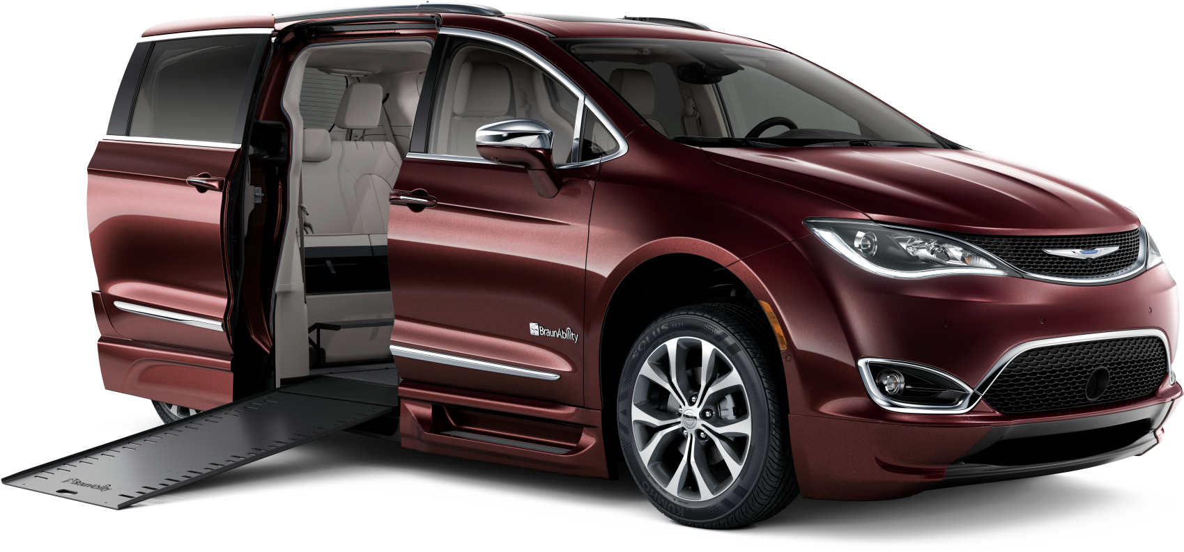 Chrysler Pacifica Xi Wheelchair Van From Braunability - Braunability Chrysler Pacifica, HD Png Download PNG with transparent background