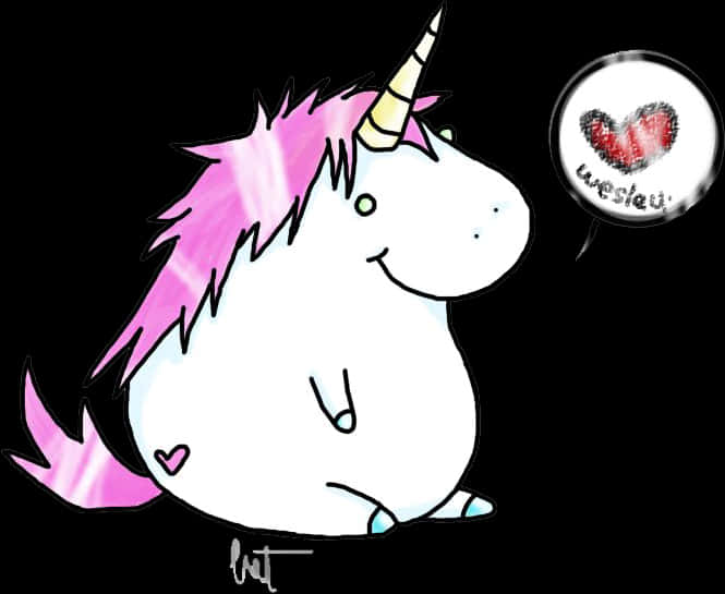 Chubby_ Unicorn_ Love_ Bubble