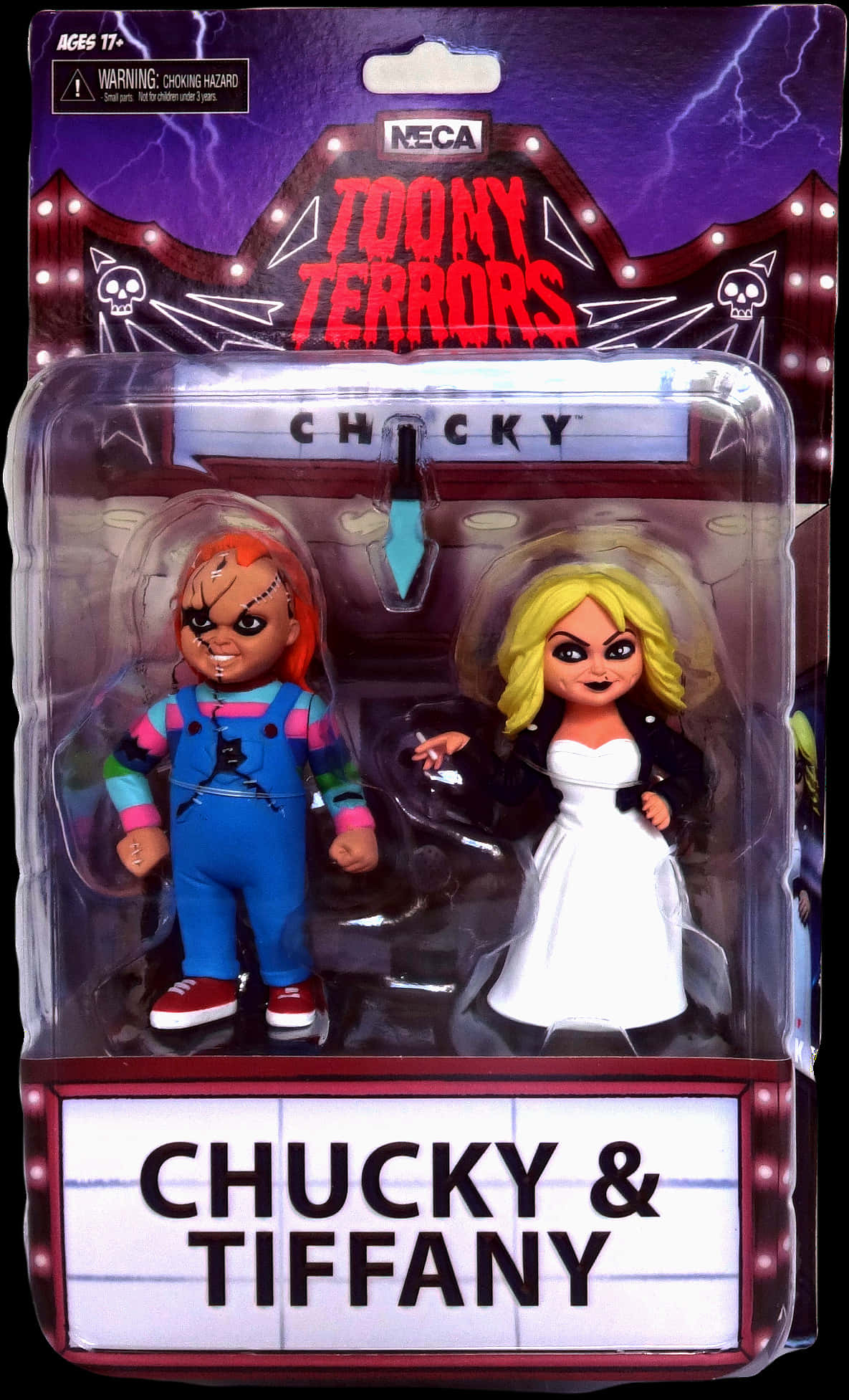 Chuckyand Tiffany Toony Terrors Packaged Figures