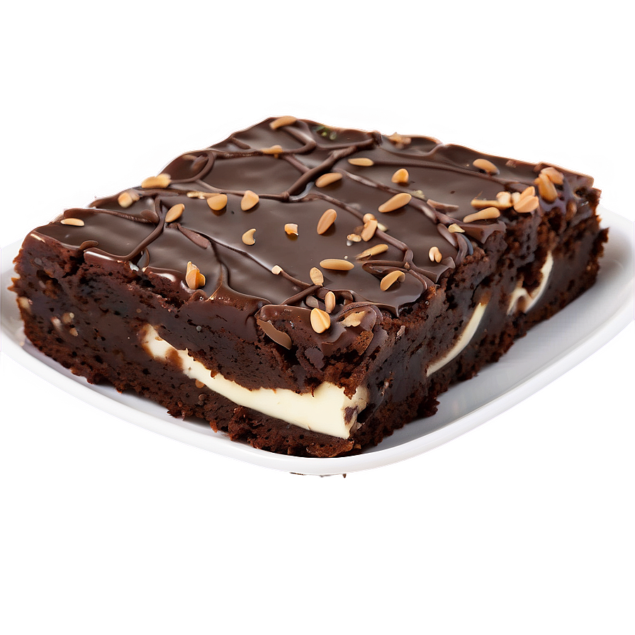 Chunky Brownie Dessert Png 14