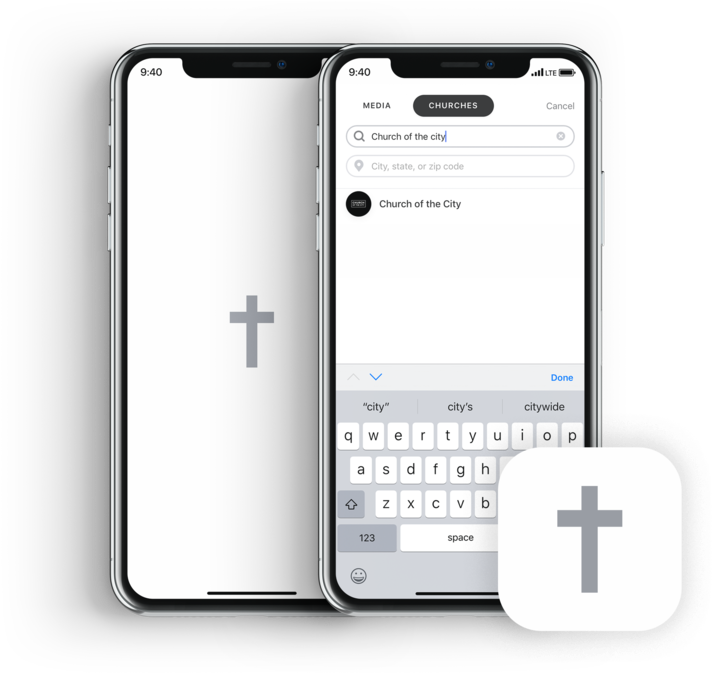 Church App Search Functionality